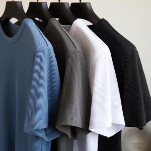 Áo nam cổ tròn chất xốp thiết kế ngắn tay nam tính khỏe khoắn