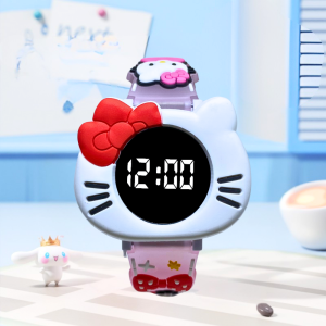 Jam Tangan Anak Karakter Kuromi Labubu Melody Display Digital Terbaru Perpaduan Imut dan Modern