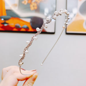 Cài tóc kim loại đính đá kim cương giả phong cách thanh lịch nhẹ nhàng dành cho nữ