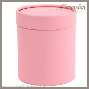 [Carmelun] กล่องของขวัญกระดาษแข็งทรงกลมขนาด12ซม. กล่องดอกไม้สำหรับงานเลี้ยงแต่งงานตกแต่งดอกไม้กุหลาบ