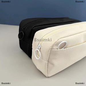 [COD] Bsuimki Công suất lớn bút chì trường hợp rắn màu bút Túi sinh viên trường cung cấp văn phòng phẩm lưu trữ hộp