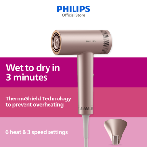 Philips Brushless DC Motor Hair Dryer Series 8000 - BHD837/03