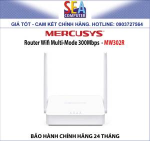 Mercusys Router Wifi Multi-Mode 300Mbps  - MW302R