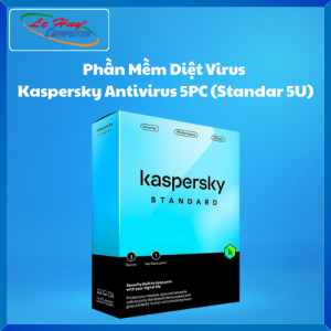 Phần Mềm Diệt Virus Kaspersky Antivirus 5PC (Standar 5U) - Hàng Chính Hãng