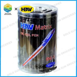original 50pcs/box HBW Matrix retractable OG-5 ballpen black/red/blue school office supplies