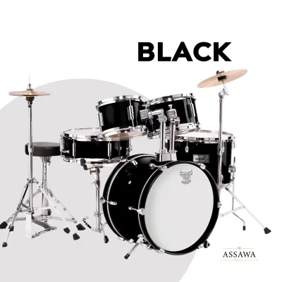 OVERSPEED CD-5D กลองชุดเด็ก JUNIOR DRUM SET กลองชุด 5 ใบ ครบชุดพร้อมเล่น เหมาะสำหรับเด็กไม่เกิน 12 ขวบ พร้อมของแถม