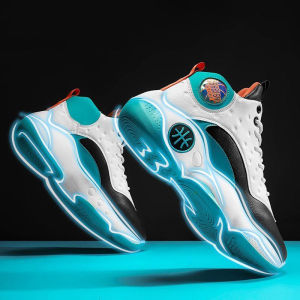 【Buy 1 Pair of Shoes Get 1 Pair of Socks】New BASKETBALL Shoes for MEN 2026 STYLE SPORTS Rubber Shoes Mesh Breathable Shoes Professional Shoes