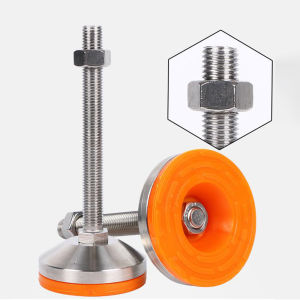 Có thể điều chỉnh hạng nặng mô hình chân cốc điều chỉnh không trượt chân cố định hạt màu vàng PVC hỗ trợ giảm sốc chân sắt khối