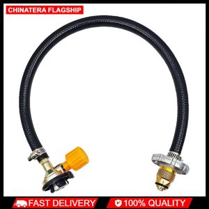 One-Piece Cassette Inflation Calve To Fill Empty Propane Gas Cylinder Adapter Valve Integrated Direct Connection for North America Camping Accessories
