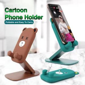 LIMITED OFFER Desktop Phone Stand Holder for Tablets and mobile phone Tablet Desktop Holder Cute Cartoon Foldable Portable Universal Mobile Phone