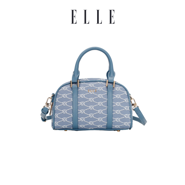 ELLE Loreto Carry Bag Monogram Prints (2 Colours: Black/Blue