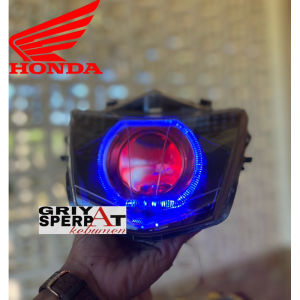 Headlamp Reflektor Lampu Depan Honda Beat Street Beat New billed biled projector turbo K81 2016-2019