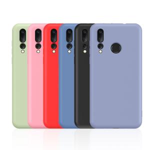 Zeallion for Liquid Silicone Rubber Soft TPU Back Cover Baby-Skin Ultra Thin Shockproof Protective Shell Phone Case [Huawei P10 Plus P20 P30 Lite Nova 3e P40 Pro+ Nova 4e]