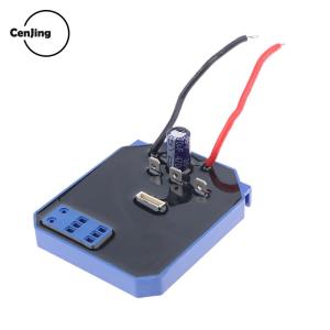 💖【Special price】💖Cjing 1ชิ้นสวิตช์เครื่องเจียรไฟฟ้าอุปกรณ์เสริมบอร์ดควบคุมสวิตช์ประแจแบตเตอรี่ลิเธียมไร้แปรงถ่านแผงควบคุมสาย