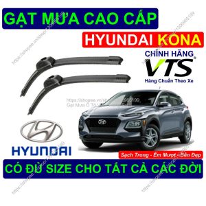 Gạt Mưa Bền Đẹp Kính Lái Hyundai KONA Cặp Gạt Mưa Kính Lái Hyundai KONA.. Có Đủ Size Cho Các Đời Xe Hyundai KONA..