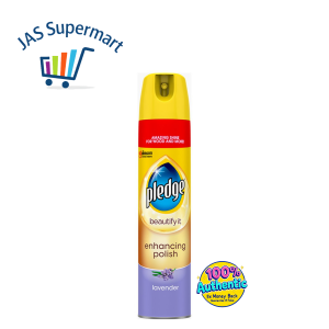 Pledge Classic Polish Lavender Aerosol 250mL – Cleans Shines & Protects Furniture