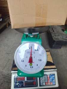 Timbangan Jarum /Analog/Duduk/Mangkok/Monake 5 Kg/10 Kg/15 Kg