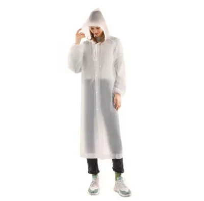 JAS HUJAN DEWASA TEBAL TERUSAN/GAMIS/RAINCOAT PVC EVA