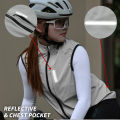 WOSAWE Men Women Cycling Vest Windproof Breathable Waterproof Sports Sleeveless Bike Tops. 
