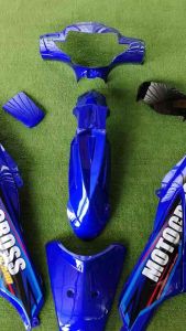 ชุดสีไซเคิลคอสw125iบังลมสีน้ำเงิน9ชิ้น