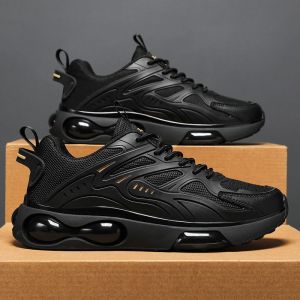 Mamba Black Warrior Mens Shoes Spring 2025 New PU Mesh Sports Running Shoes Breathable Fashion Versatile Dad Shoes [ Free Shipping ]