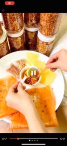 COMBO 300gr Bánh dẻo tôm Phơi Sương+Bơ+Muối Tép Hành