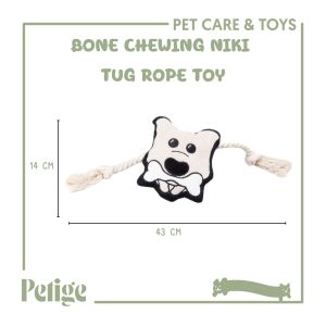 SUPWOW TUG ROPE TOY / ของเล่นบีบมีเสียงพร้อมเชือกดึง สำหรับสุนัข