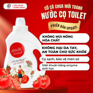 [ 2L ] Nước Tẩy Bồn Cầu Thiên Nhiên Cô Cà Chua Mới Toanh Hương Trầu Không Khử Mùi Nhà Vệ Sinh An Toàn MT