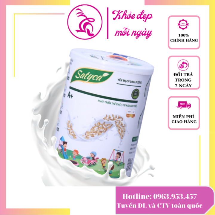 Sữa yến mạch dinh dưỡng Satyca A+ dành cho trẻ nhỏ - Bữa ăn thay thế ...