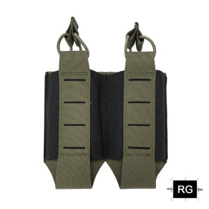 SINAIRSOFT Tegris Double 5.56 Magazine Pouch Fast Mag Flexible Molle Mag Holster Pouch Carrier Accessories