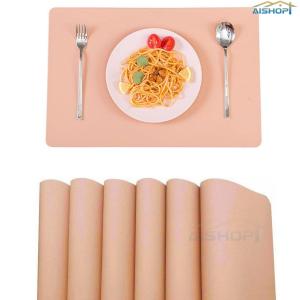 [SG Seller]Heat-resistant Placemats Insulation Table Mat Double Sided Leather Placemat Leather Placemat Waterproof Anti-oil