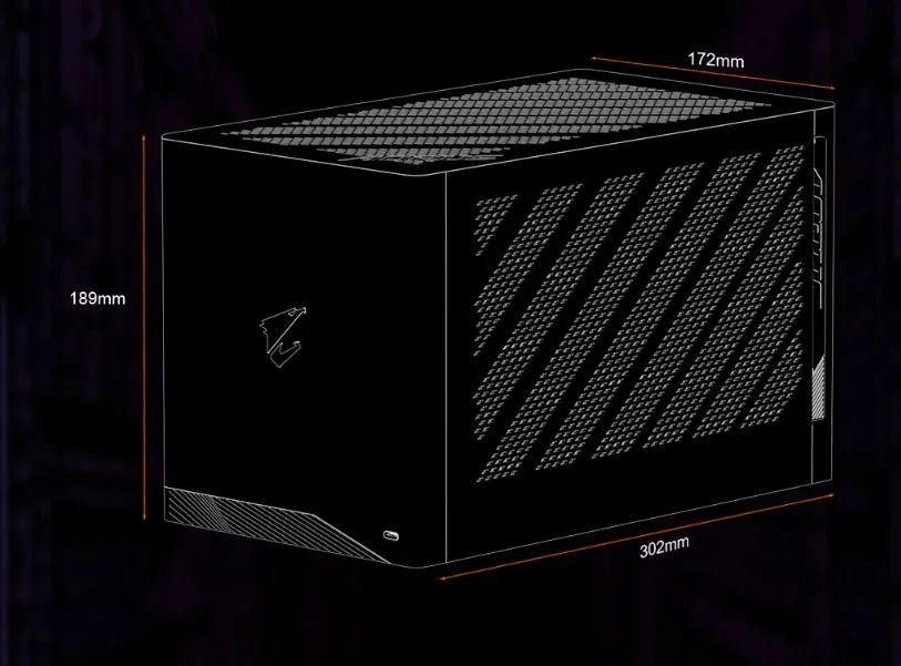 GIGABYTE AORUS RTX 4090 GAMING BOX eGPU WATERFORCE All-in-One