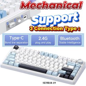AULA F75 Reaper Mechanical Keyboard 2.4G Wireless/Bluetooth/Wired RGB