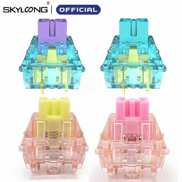 SKYLOONG Glacier Silent Switch Clove CuCl2 Sier Chocolate Rose RGB