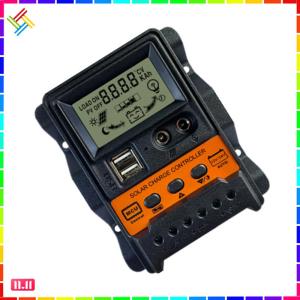 Dual USB LCD Solar Charge Controller 12V 24V Solar Panel Charger Regulator
