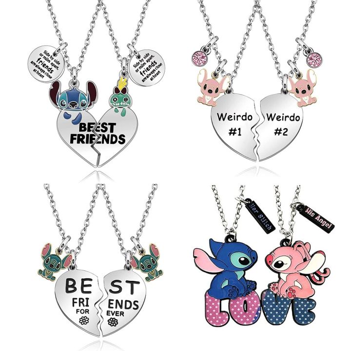 Amazon.com: Saalort Best Friends Necklace for 2 Magnetic Split Heart  Necklaces Set Friendship Gifts BFF Matching Pendant (Alpaca) : Clothing,  Shoes & Jewelry