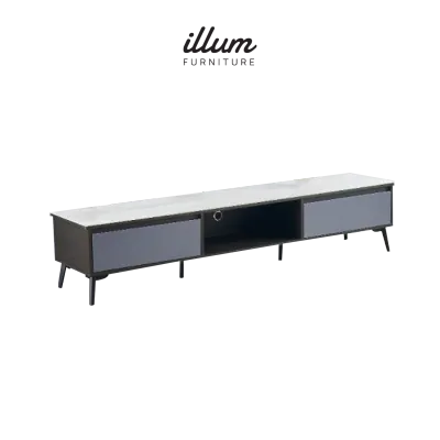 illum Amber Tv Console Sintered Stone Top Modern Design