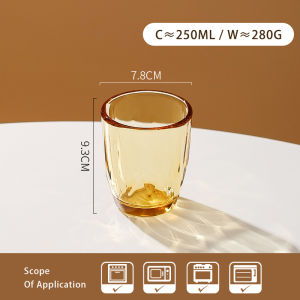 Vision 1PC 5.5/6/9 Inches Glass Bowl 7.5/9 Inches Glass Pan 250ml Glass Cup Microwave Soup Bowl Rice Bowl Amber Dining Plate heat-resistant Tableware Set Versatile High-Temperature Glass Dish