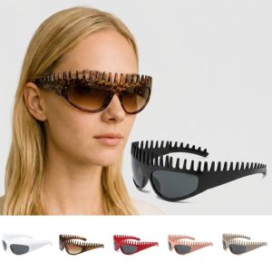 NOBLELUX UV400 Comb Sunglasses Lightweight Western Style Hair Clip Sunglasses Creative Versatile Headband Sunglasses For Adult Kids