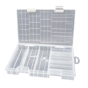 Plastic Organize Box Holds Multiple Sizes Including AA 3A 9V Batteries Storage Easy to Carry