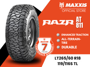MAXXIS AT811 LT265/60 R18 119/116S TL Heavy-Duty All-Terrain Tire - Rugged Full-Size SUV Tire
