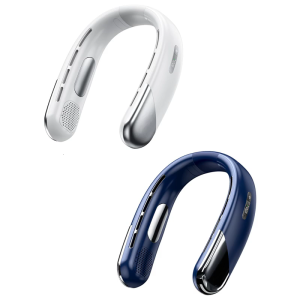 Portable Wearable Bladeless Neckband Fan Hanging Necks Fan Miniature Air Conditioner USB Rechargeable Cooling Device