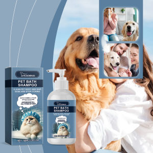 Yegbong Pet Bath Shampoo 100ML— Deep Nourishing Formula Helps Enhance Fur Shine Reduces Odor For Dogs Cats All Breeds Gentle Non Irritating For Regular Use Pet Care Moisturizing Pet Shampoo