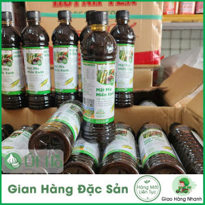 Mật Mía Nguyên Chất Tự Nhiên Quảng Ngãi 1 Chai 600Gr Sản Xuất Thủ Công Từ Cây Mía Đường - Út Hà Đặc Sản
