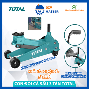 TOTAL Con đội cá sấu 3 Tấn THT10832 (Cam kết Chính Hãng 100%) - CON ĐỘI CÁ SẤU NÂNG VẬT THỂ ĐẾN 3 TẤN - ĐỘI CÁ SẤU CỨNG CÁP BỀN BỈ
