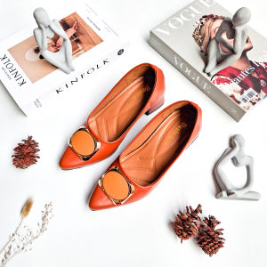 CLAIRO SAVERA | Basic Elegant Sepatu Kerja Pantofel Wanita 5 cm - JO06