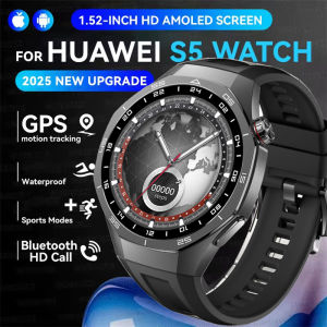 (HD1)GT5 Pro GPS Tracking Mens Smart Watch 360x360 AMOLED Display NFC Bluetooth Call Sports Waterproof Health Monitoring Male Smartwatch Jam Pintar Penjejak GPS GT5 Pro untuk Lelaki Paparan AMOLED 360x360 Panggilan Bluetooth NFC Tahan Air Sukan Pemantau