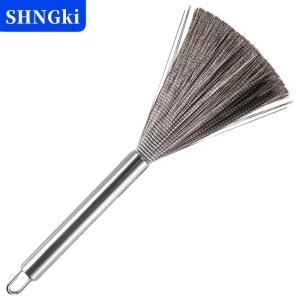 [COD] 🔥🔥🔥SHNGki 304 Stainless Steel Pot Brush Cleaning Brush Multi-functional Kitchen Wire Brush Washing Pot Brush Stainless Steel