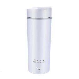 Ấm đun nước điện bằng thép không gỉ di động 400ml có cách hai lớp để xử lý an toàn cốc bình đun nước nóng