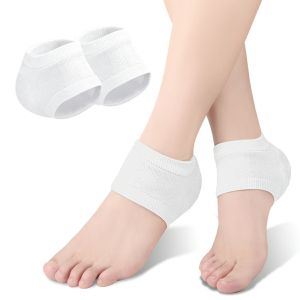 1 Cặp Vớ Gel Chăm Sóc Da Chân Chống Khô Nứt Màu Sắc Đơn Giản CINDY